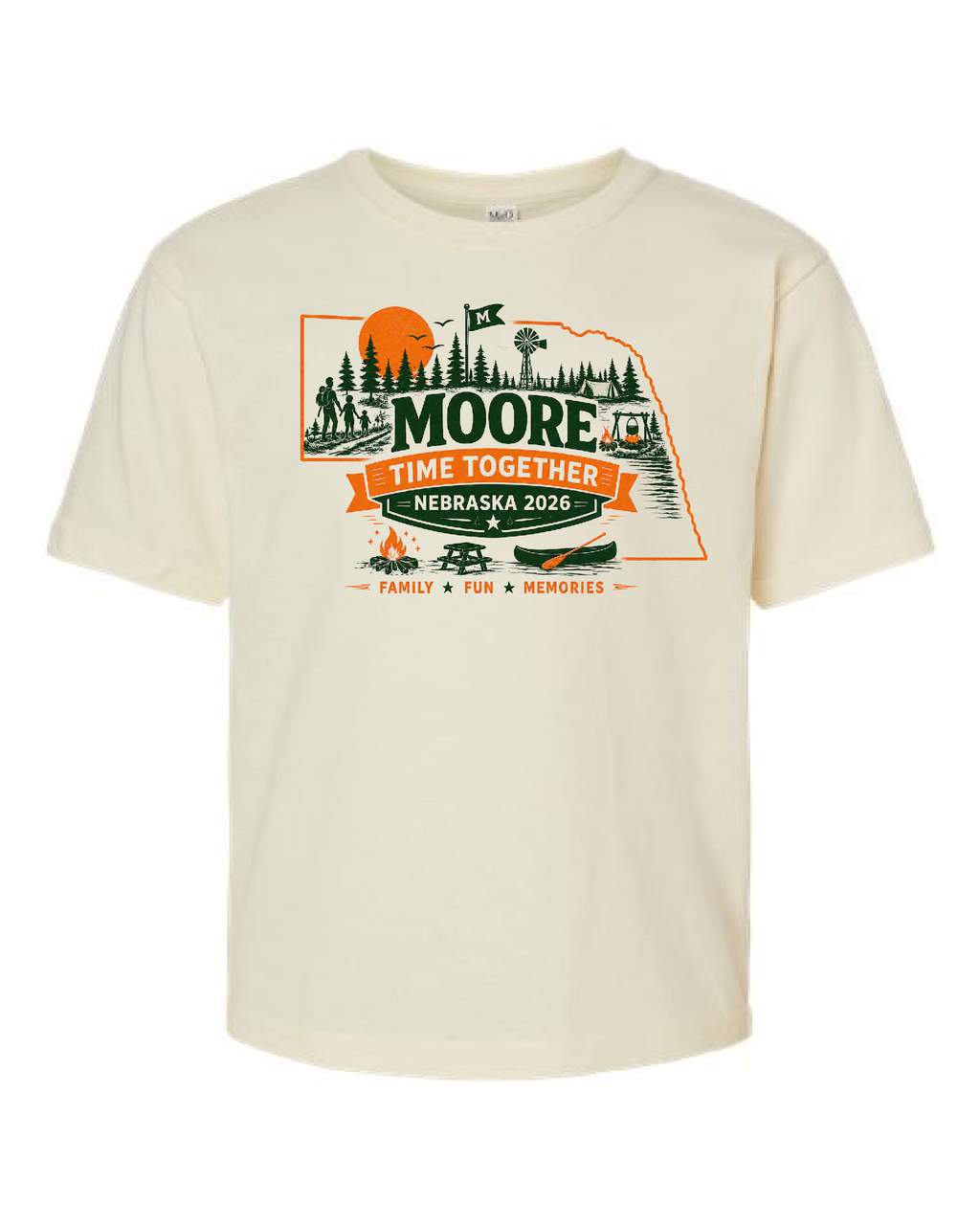 M&O Youth Gold Soft Touch T-Shirt - 4850