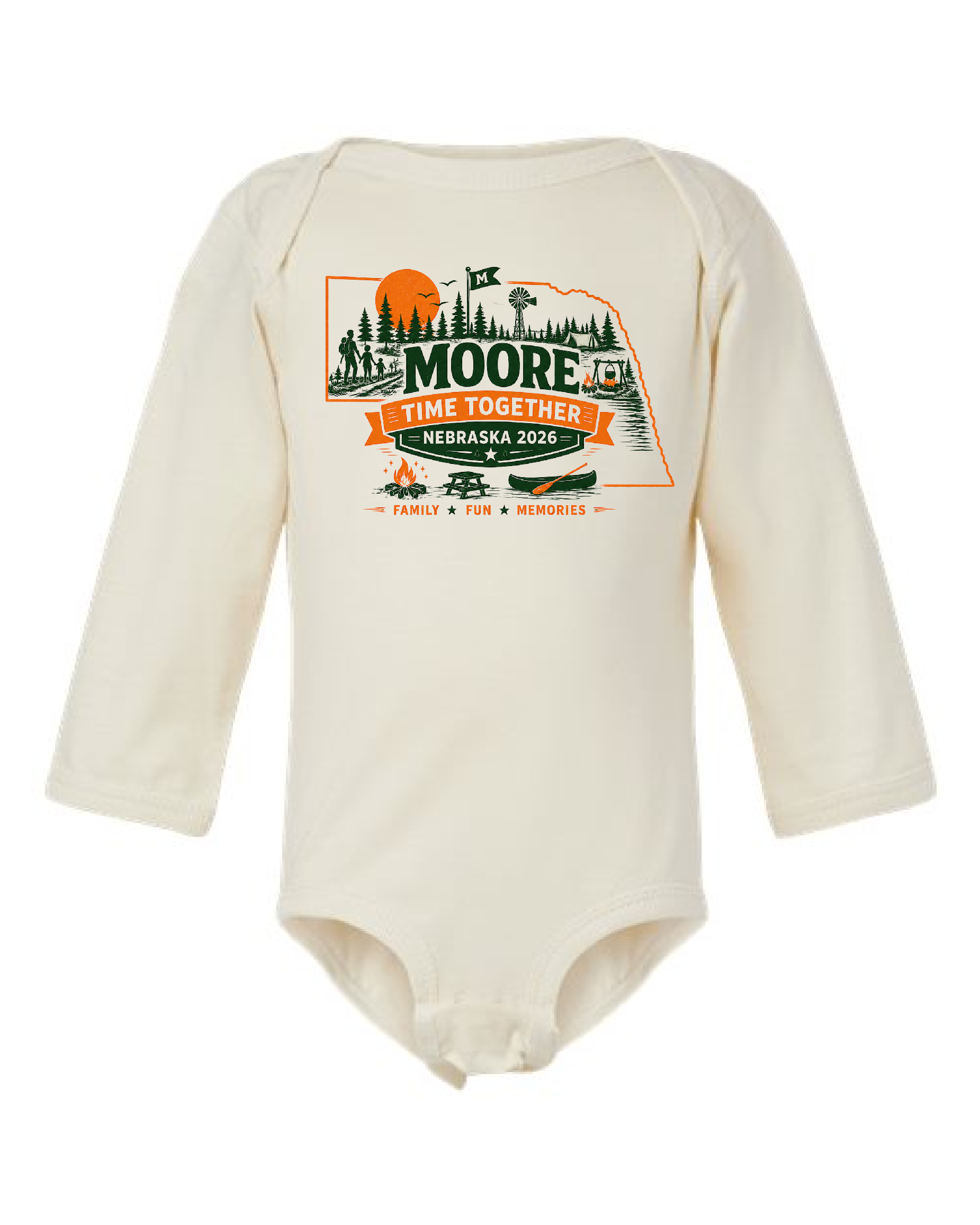 Rabbit Skins Infant Fine Jersey Long Sleeve Bodysuit - 4421
