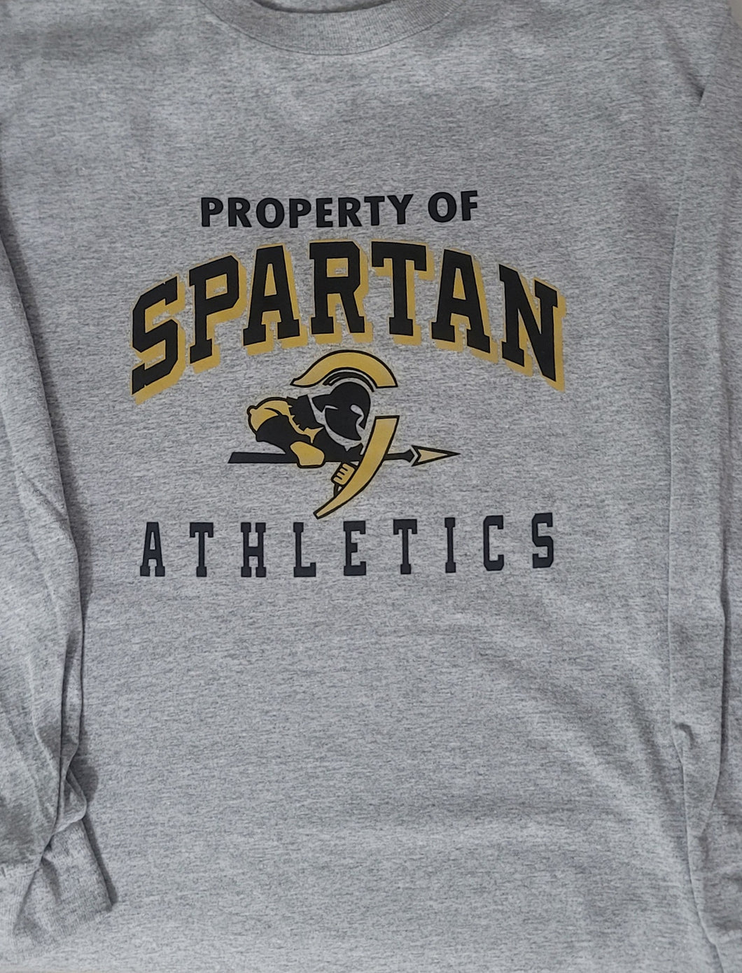 GILDAN LONG SLEEVE SPARTAN ATHLETICS SHIRT