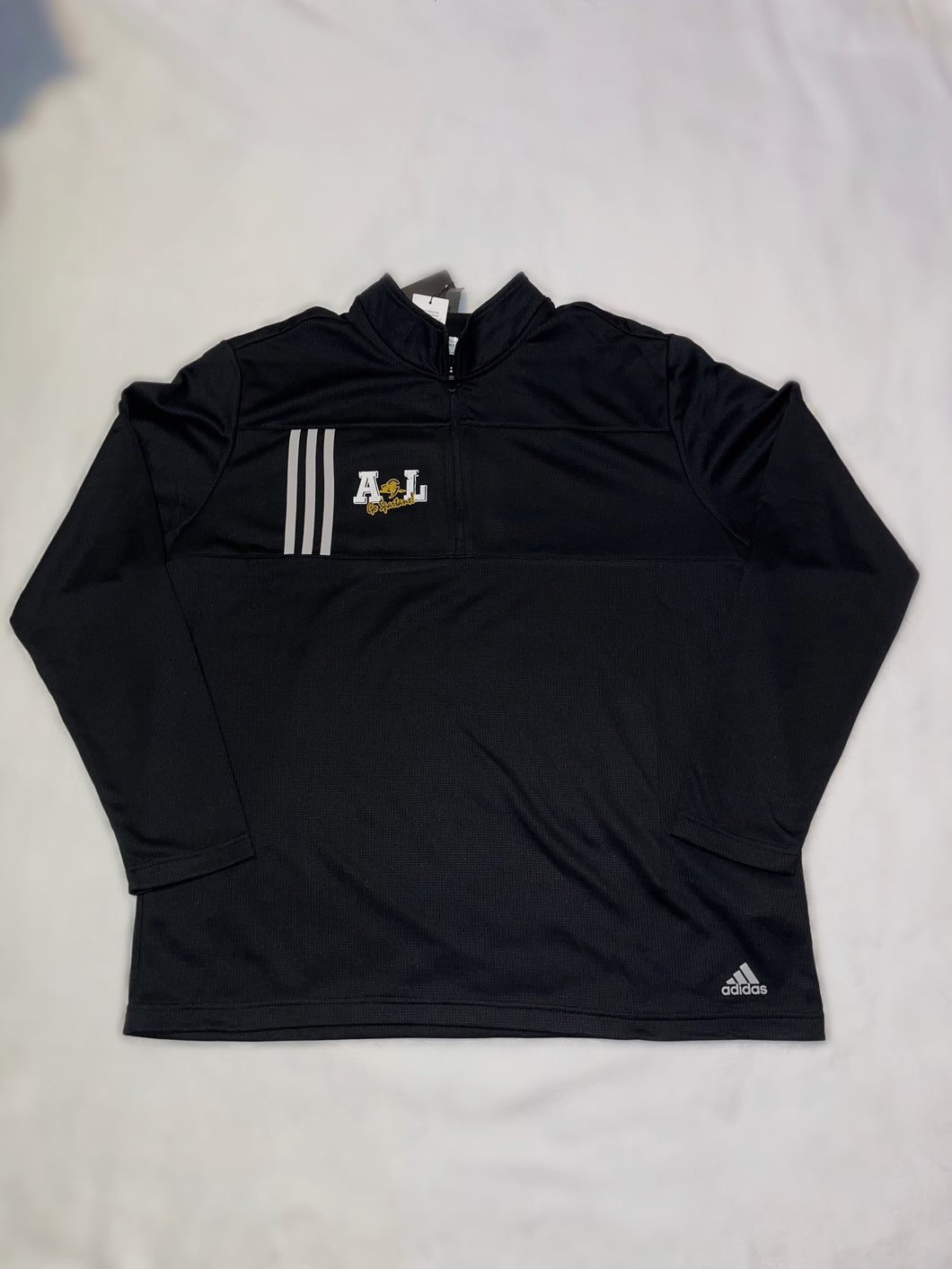 Adidas - 3-Stripes Double Knit Quarter-Zip Pullover - A482